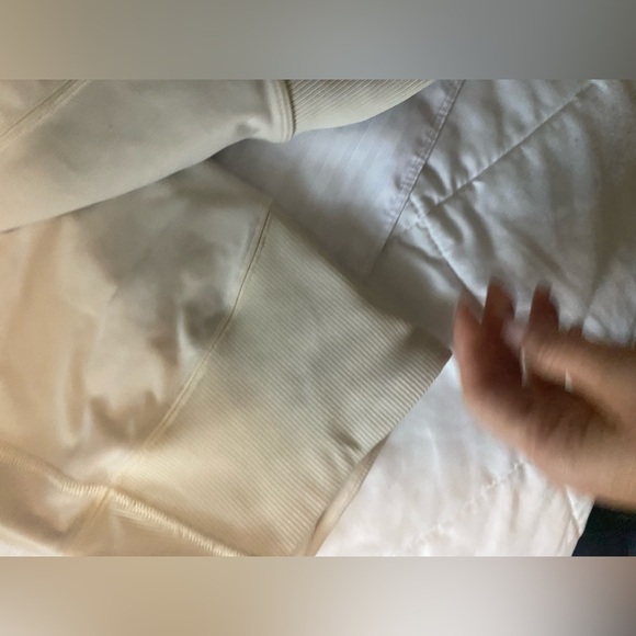 Alo Yoga Pants High Waisted LeggingsIvory Neutral Skinny Size large - Picture 6 of 11